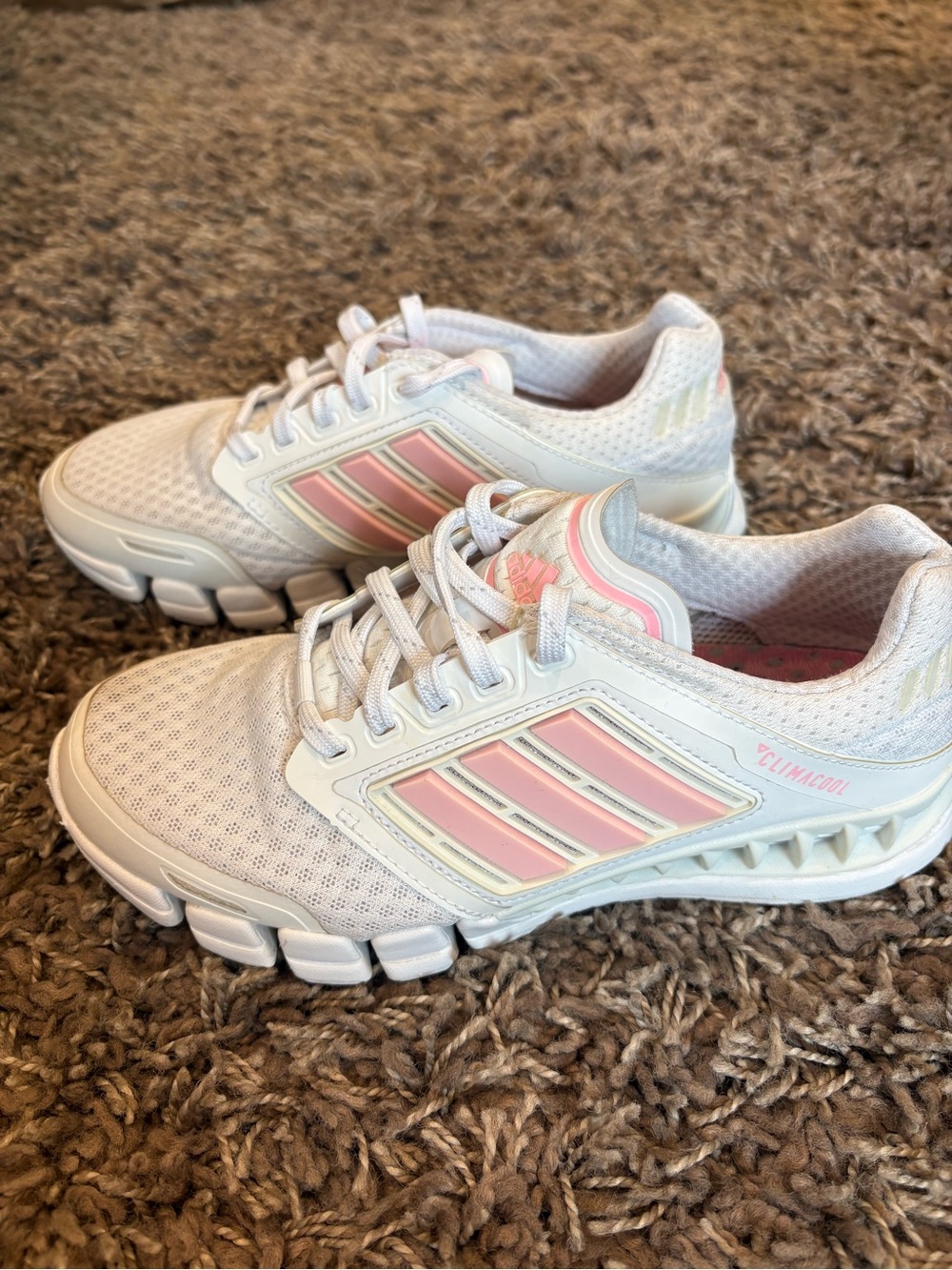 Adidas CC Revolution U Pink/White Women’s Size 5